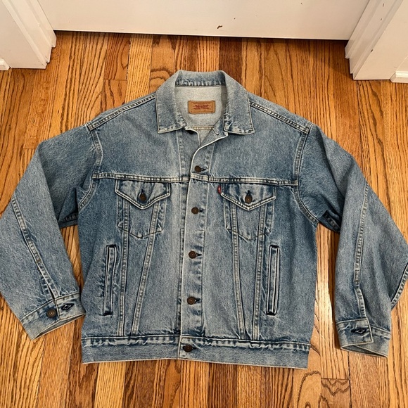 Levis Trucker Jacket Size M Medium Wash - Picture 5 of 8